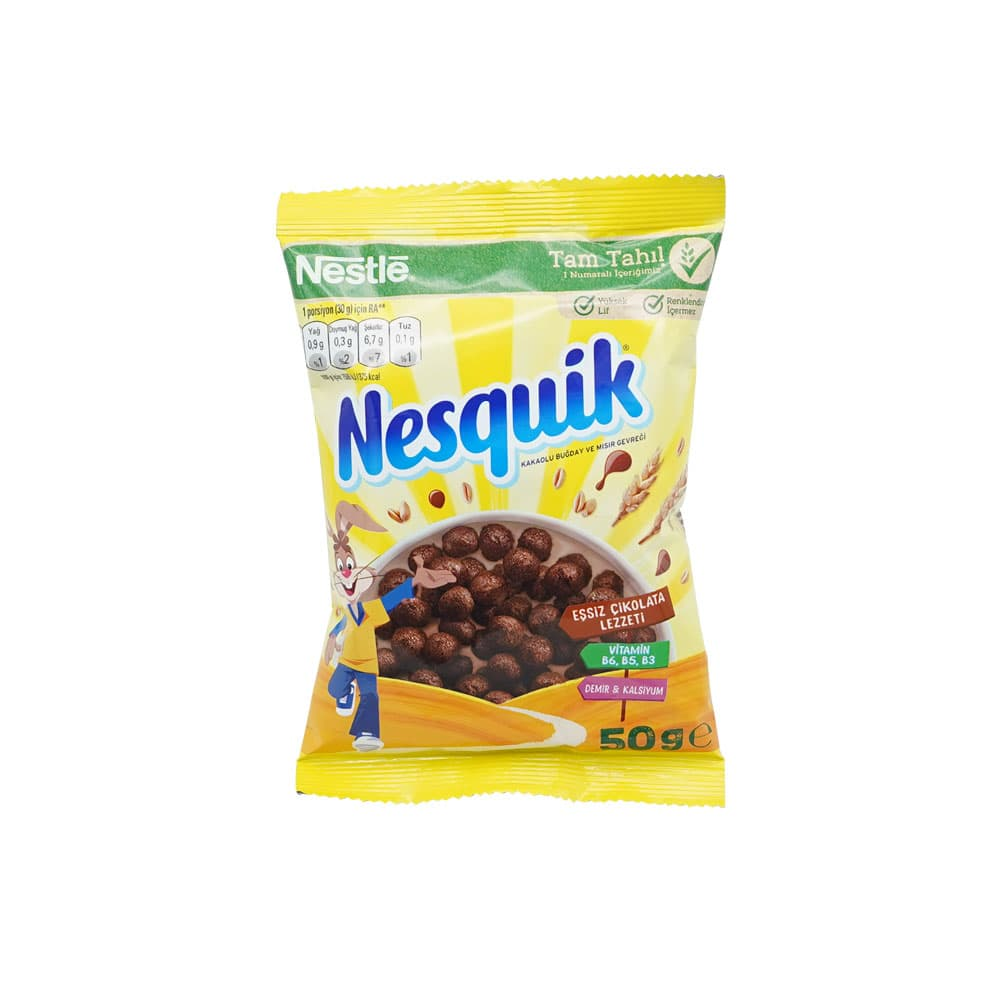 NESTLE NESQUİK KAKAOLU MISIR GEVREĞİ 50 G