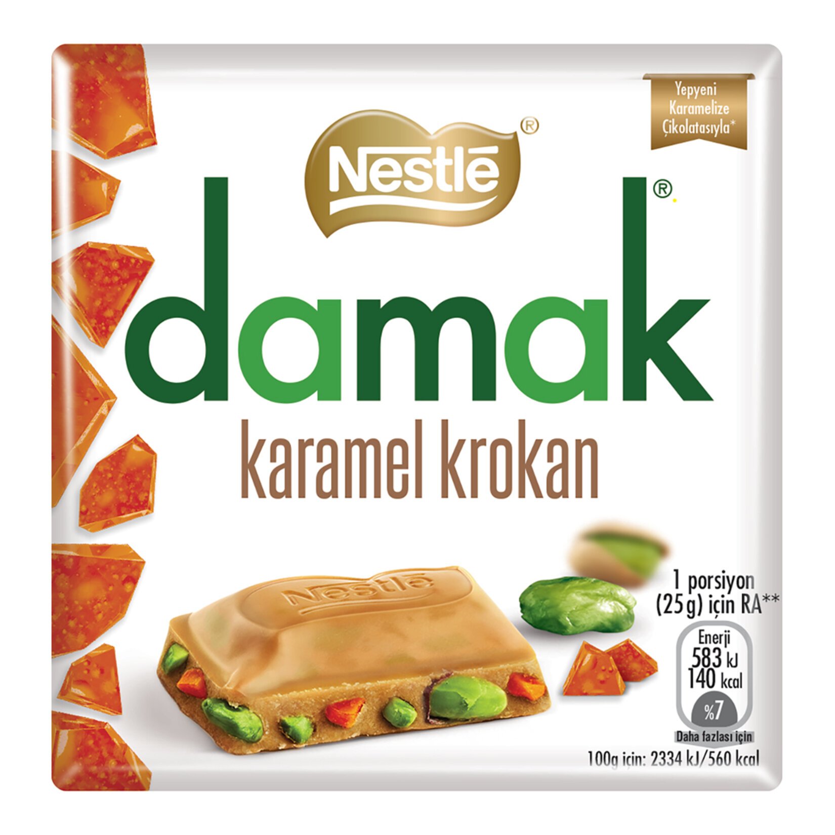 NESTLE DAMAK KARAMEL KROKAN ANTEP FISTIKLI 60 G