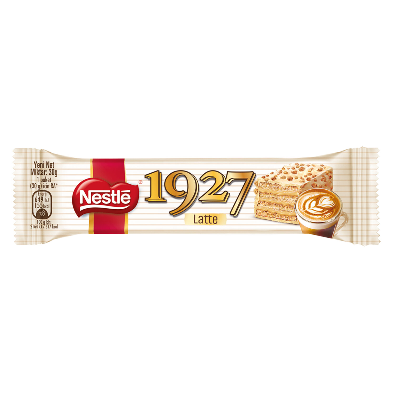 NESTLE 1927 BEYAZ ÇİKOLATA KAPLI LATTE GOFRET 30 G
