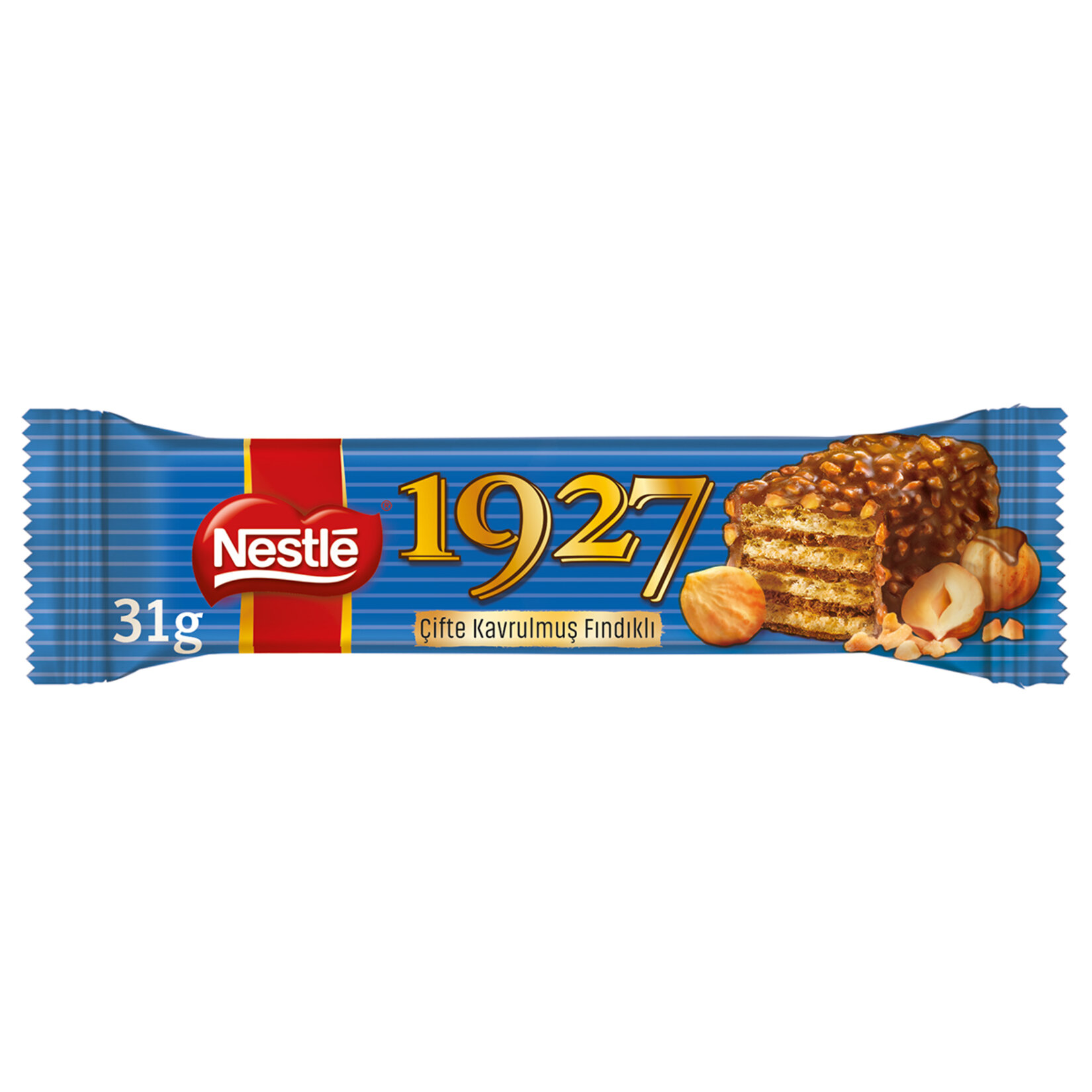NESTLE 1927 SÜTLÜ ÇİKOLATALI FINDIKLI GOFRET 31 G