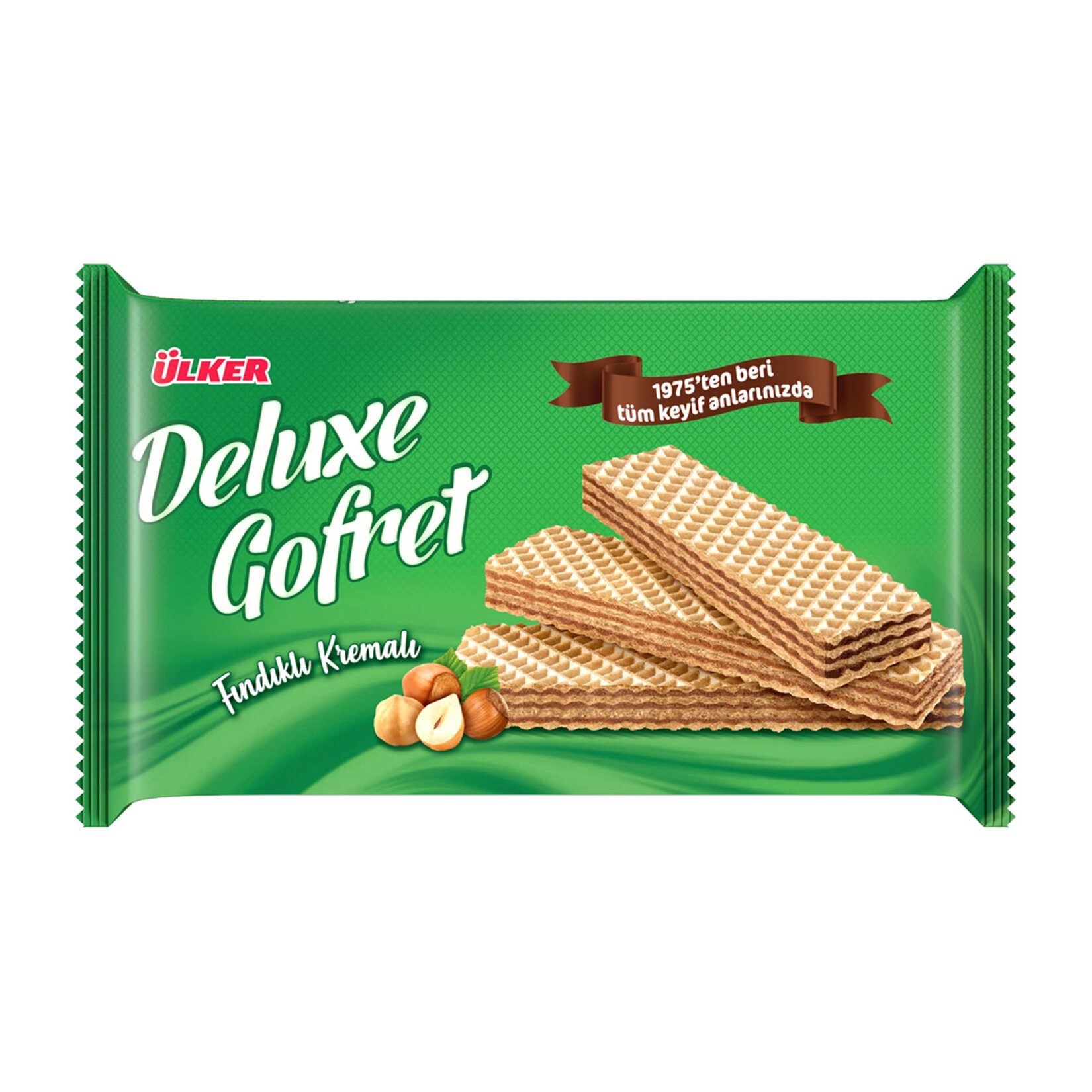 ÜLKER DELUXE GOFRET FINDIK KREMALI 220 G
