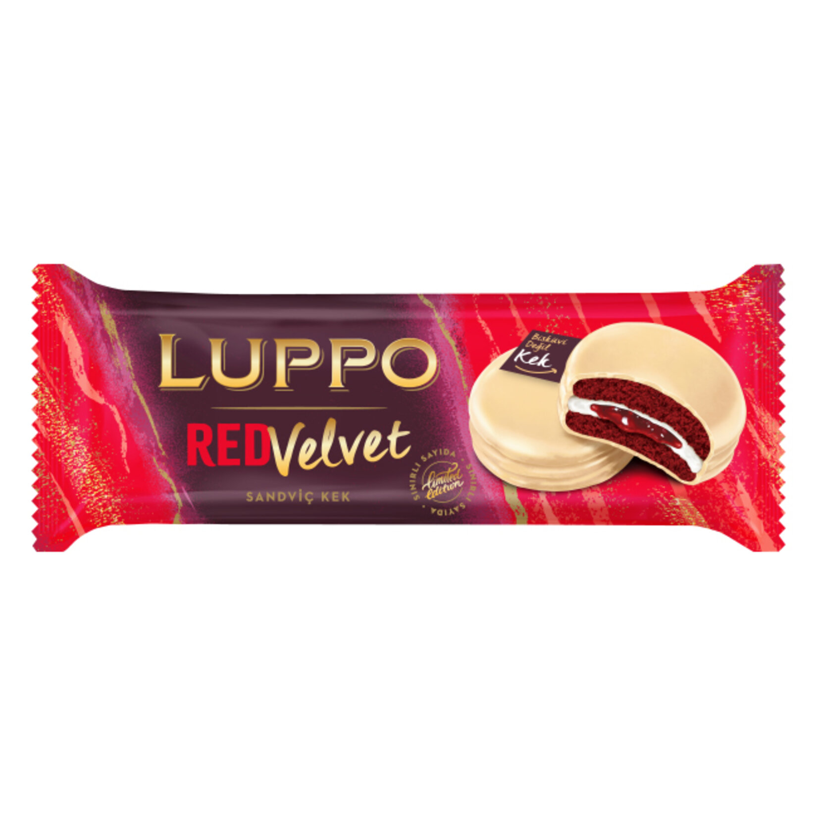 LUPPO RED VELVET SANDVİÇ KEK 182G