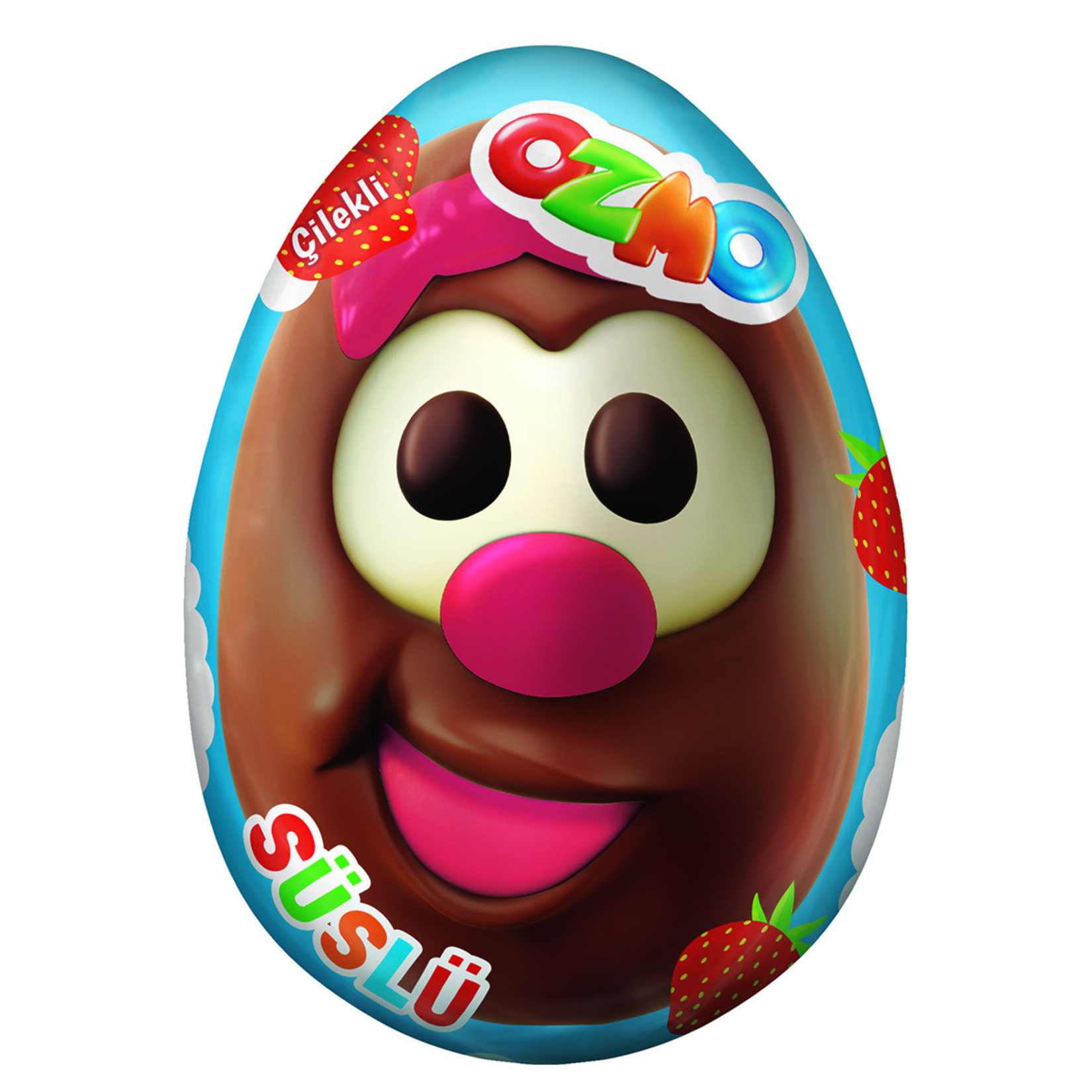 OZMO OYUNCAKLI FİGÜRLÜ YUMURTA ÇİLEKLİ 20G