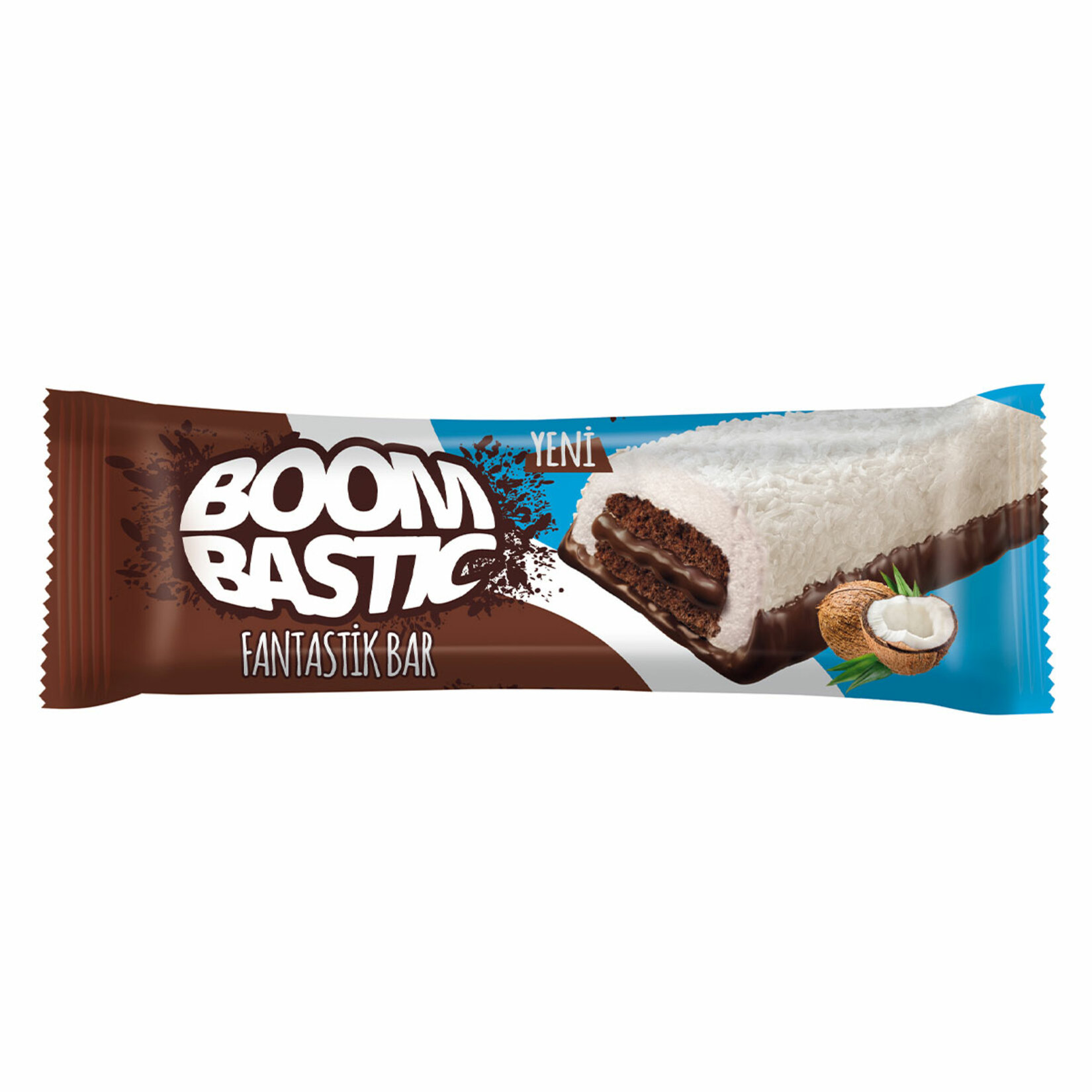 BOOMBASTİC HİNDİSTAN CEVİZLİ ÇİKOLATALI KEK BAR 40 G