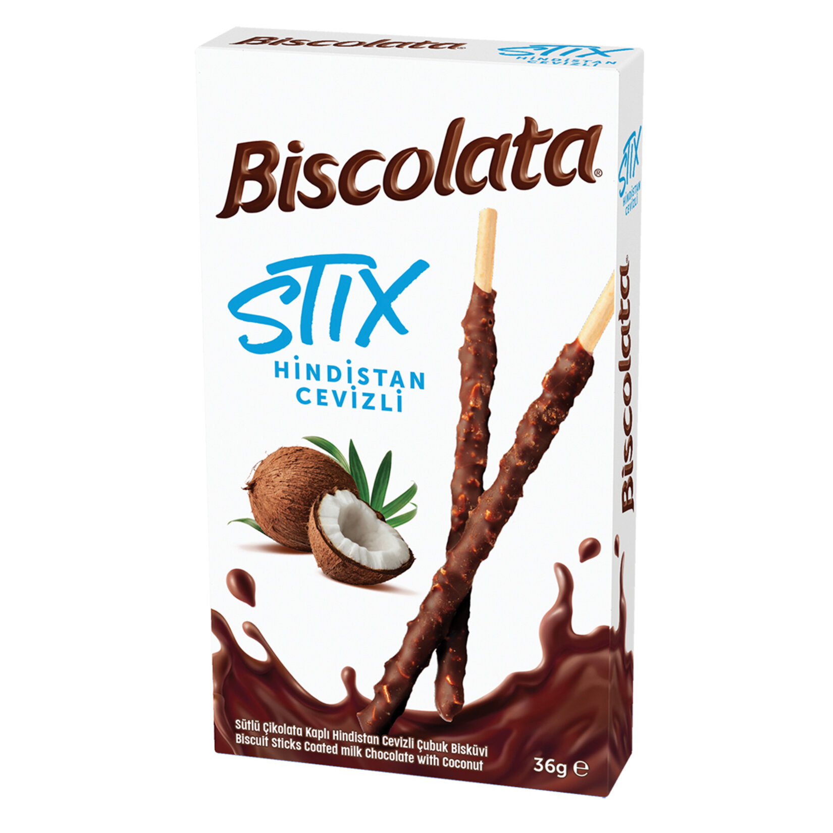 BİSCOLATA STİX HİNDİSTAN CEVİZLİ 36 G