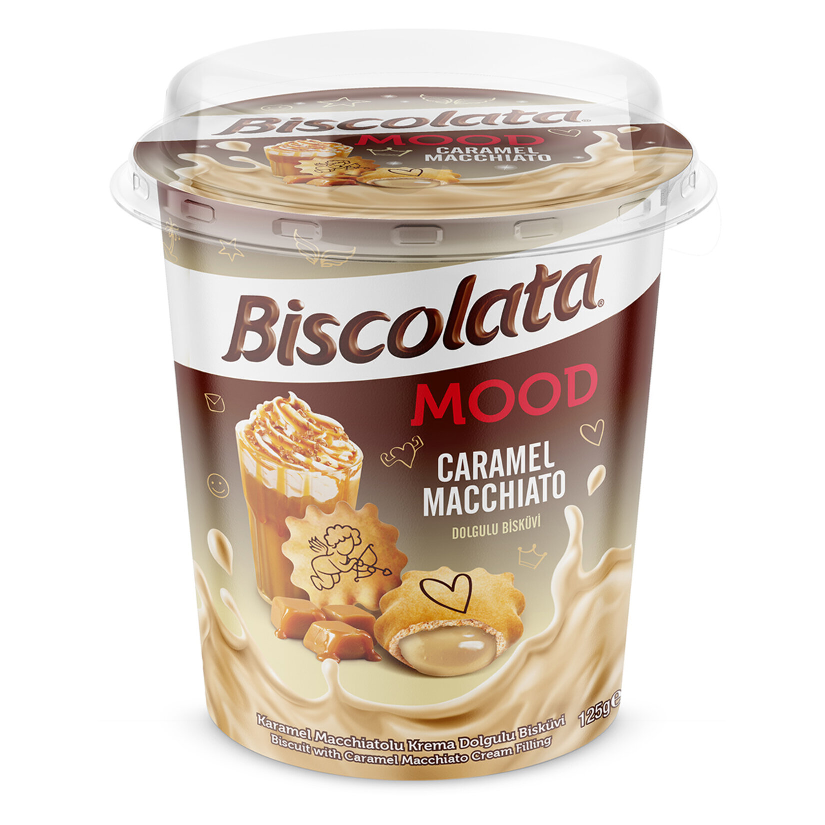 BISCOLAT MOOD KARAMEL MACCIHIATO 125G