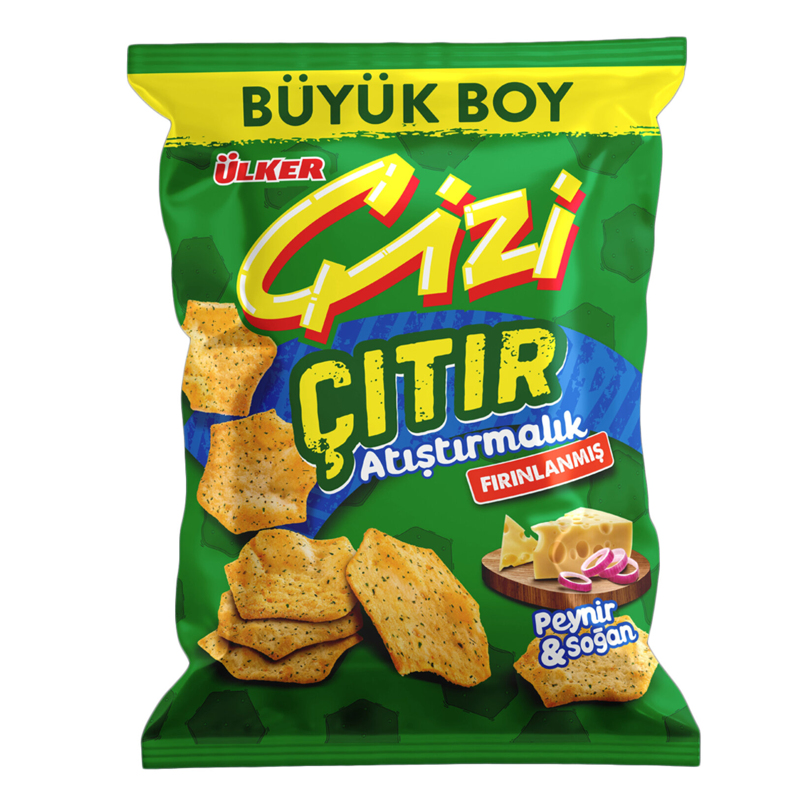 ÜLKER ÇİZİ ÇITIR PEYNİR SOĞAN 80G
