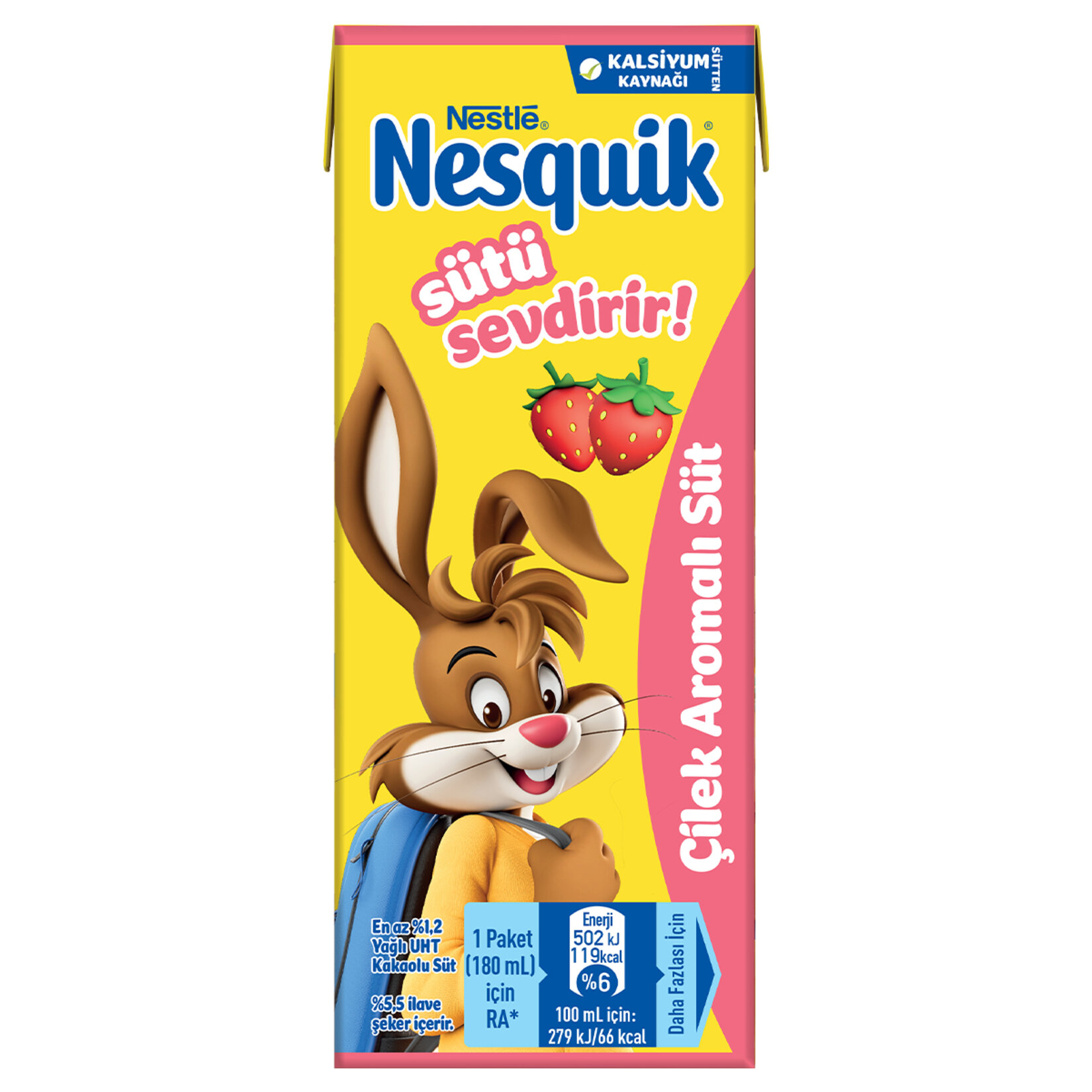 NESQUIK ÇILEK AROMALI SÜT 180 ML