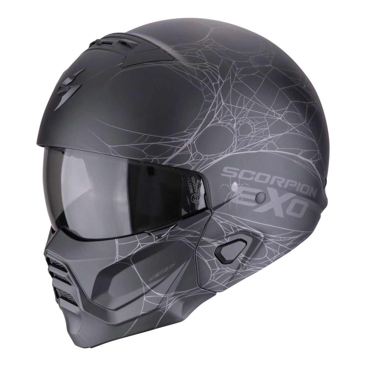 SCORPION EXO COMBAT 2 SPIDER WEB MODÜLER MOTOSİKLET KASKI | ÇENE