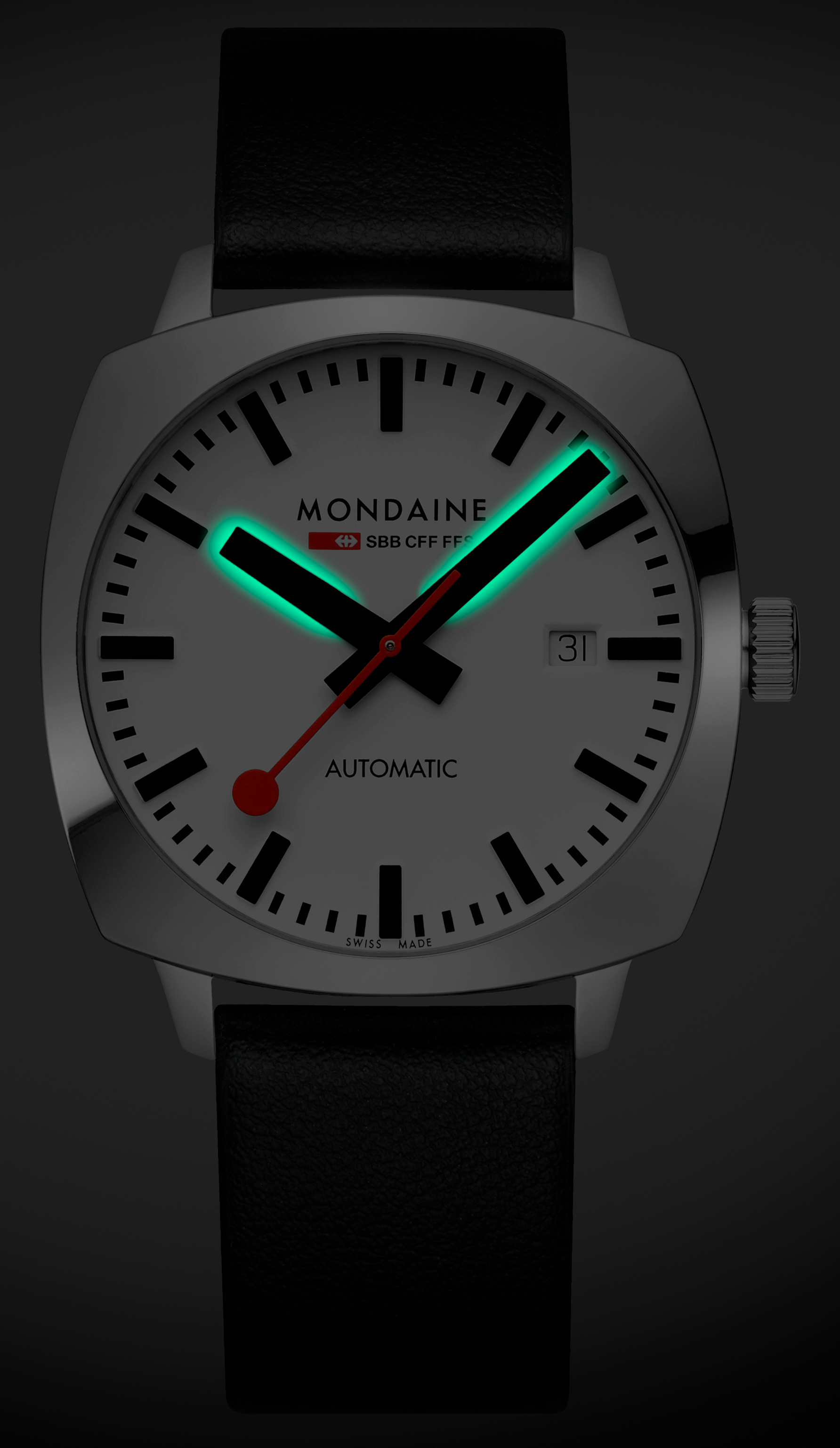 MONDAINE GRAND CUSHION OTOMATİK KOL SAATİ | MONDAINE | MONDAINE