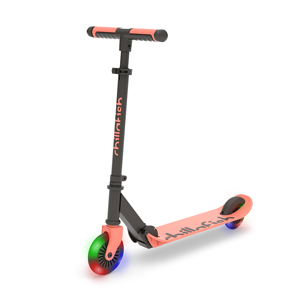 Flexxi Glow - Işıklı Katlanabilir 2 Tekerlekli Scooter - Flamingo (YENİ)