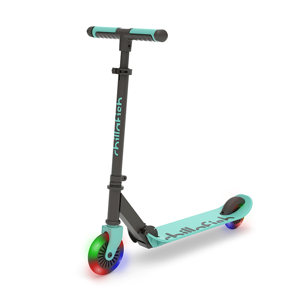 Flexxi Glow - Işıklı Katlanabilir 2 Tekerlekli Scooter - Mint  (YENİ)
