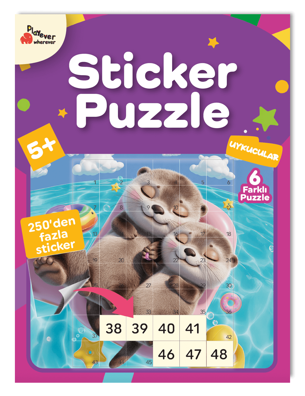Sticker Puzzle - Uykucular - Çıkartmalı Yapboz Etkinlik Kitabı