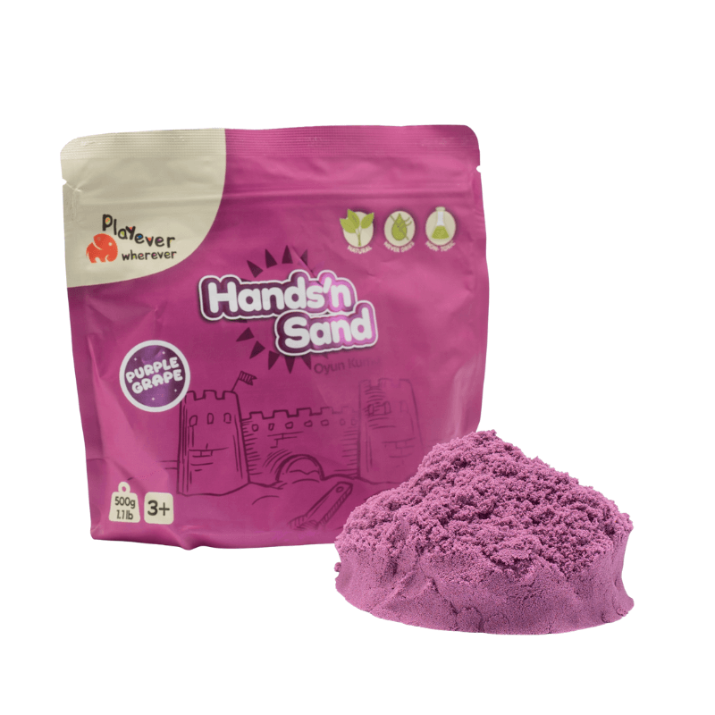 Hands'n Sand Doğal Oyun Kumu 500gr - Mor