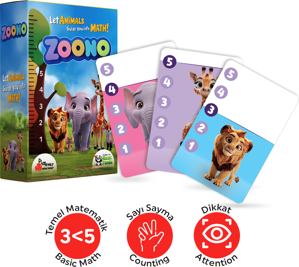Zoono - Sayıları ve Saymayı Öğreten Kart Oyunu