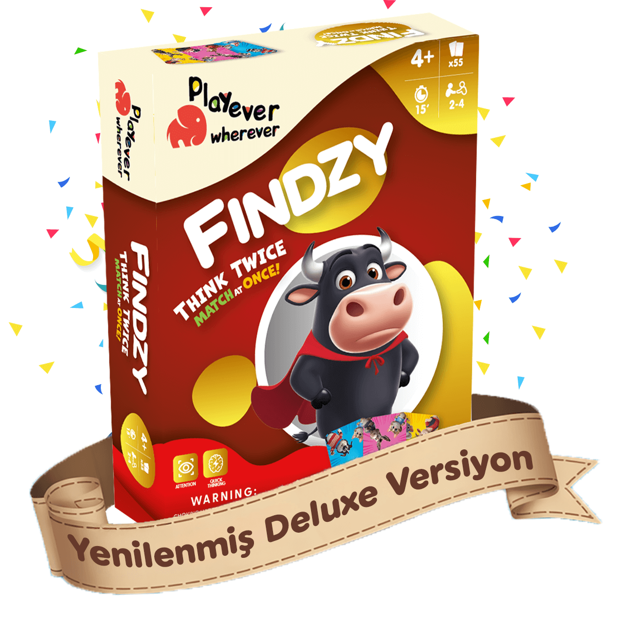 Findzy Deluxe - Dikkat Güçlendiren Eğlenceli Kart Oyunu