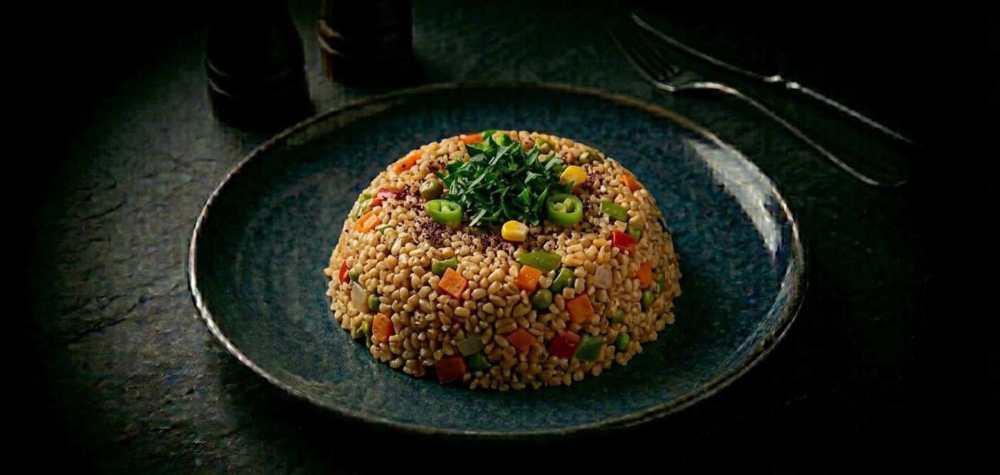 SEBZELİ BULGUR PİLAVI