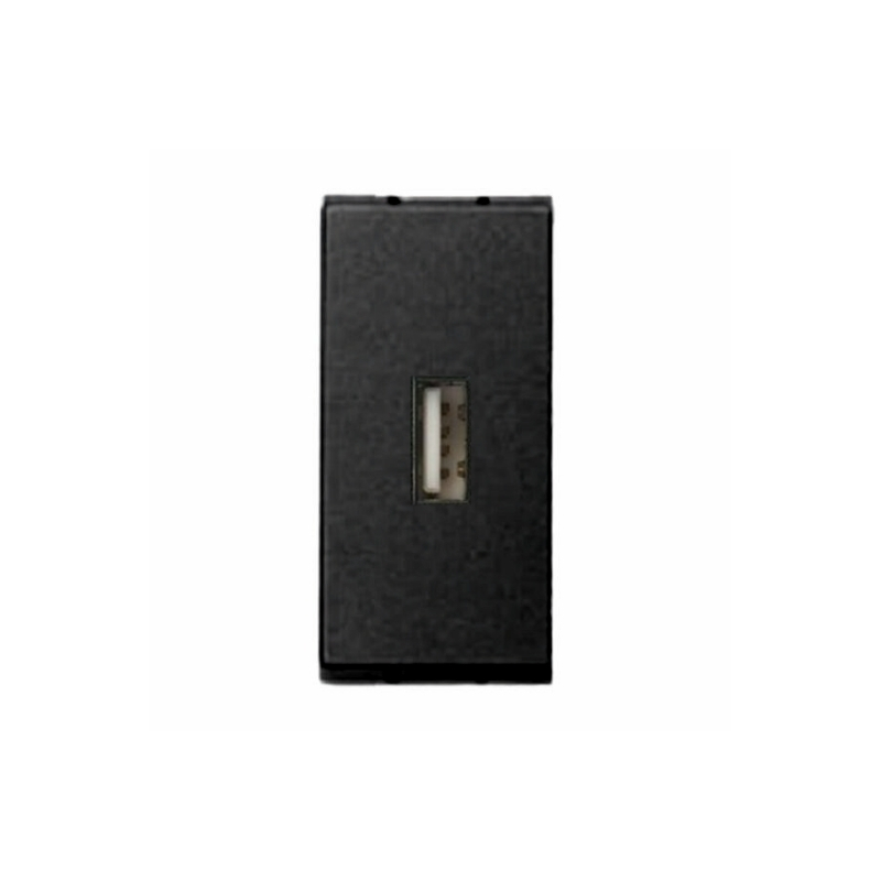 MAKEL Usb Şarj Prizi Modül Siyah Karea