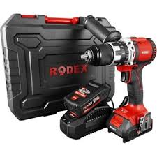 RODEX Akülü Darbeli Matkap 80NM Tork 20V 2*2A Akü+Şarj Aleti