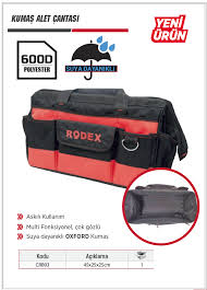 RODEX Profesyonel Kumaş Alet Çantası 45x25x25cm