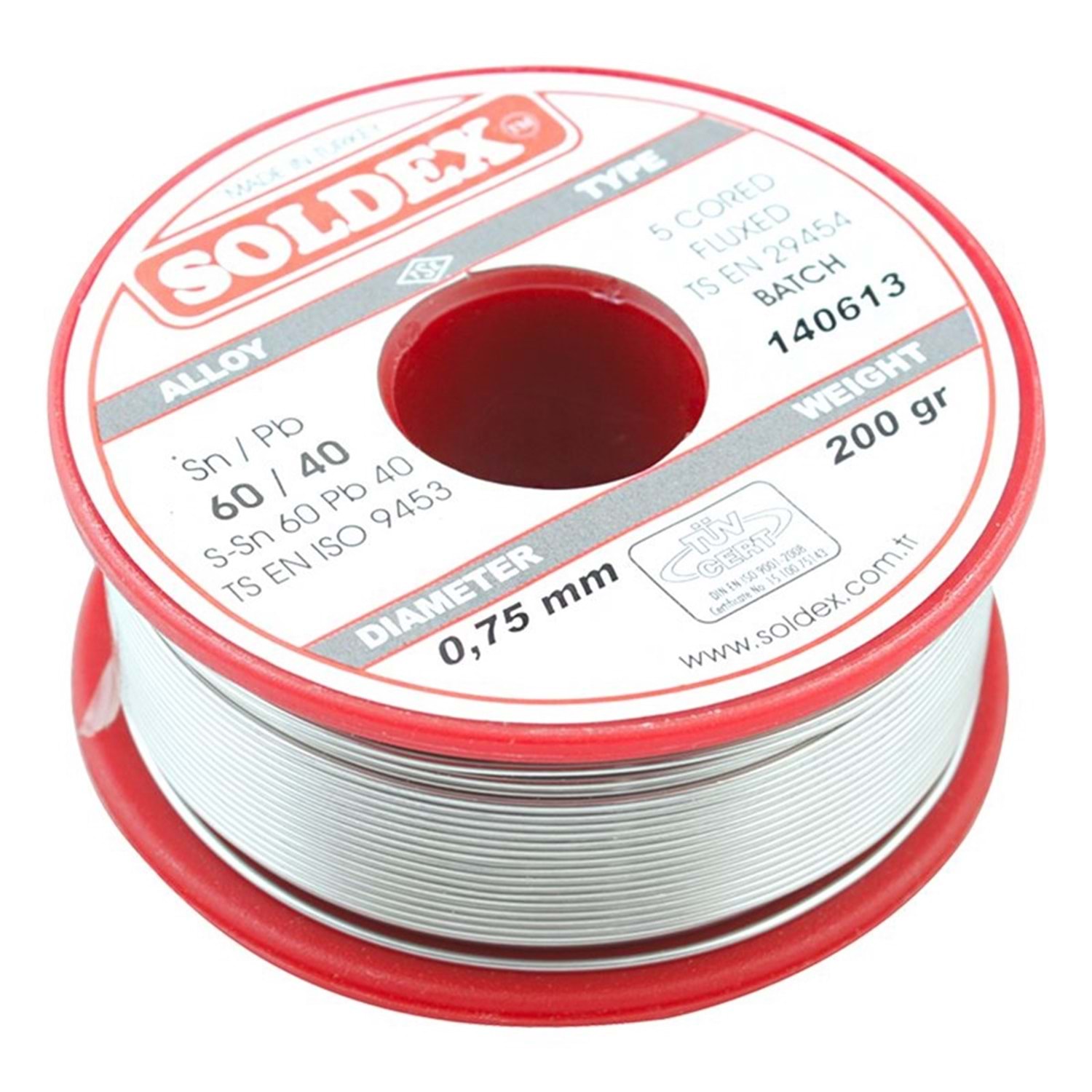 Lehim Teli 200 Gr 0.75 mm Soldex