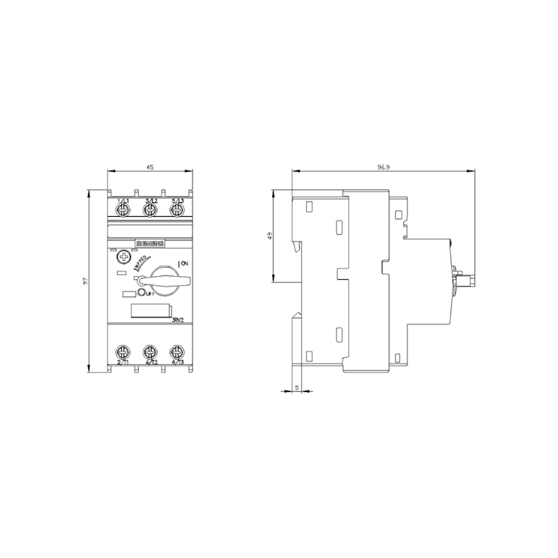 SIEMENS Motor Koruma 18-25A 50Ka