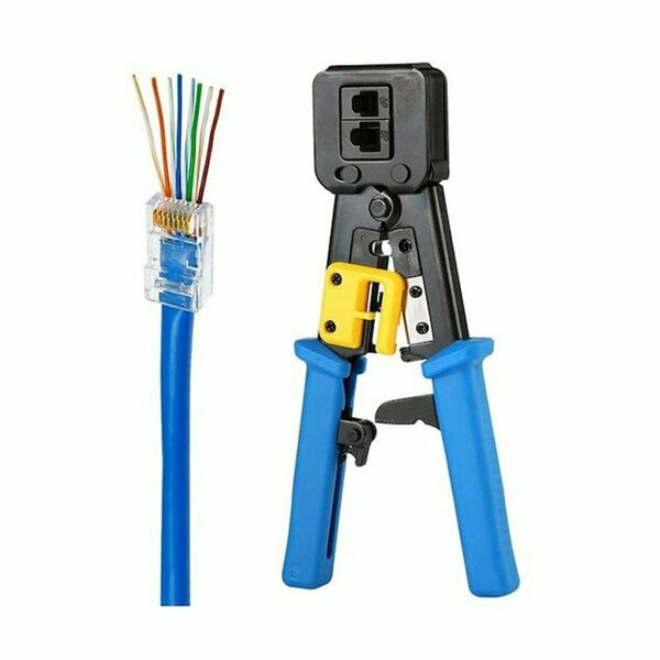 Data Jack Sıkma Pensesi Kaliteli Rj45+Rj11+Rj12