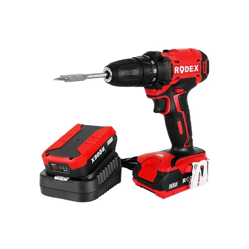 RODEX Akülü  Matkap 35NM Tork 21V 2*2A Akü Aksesuarlı Çantalı