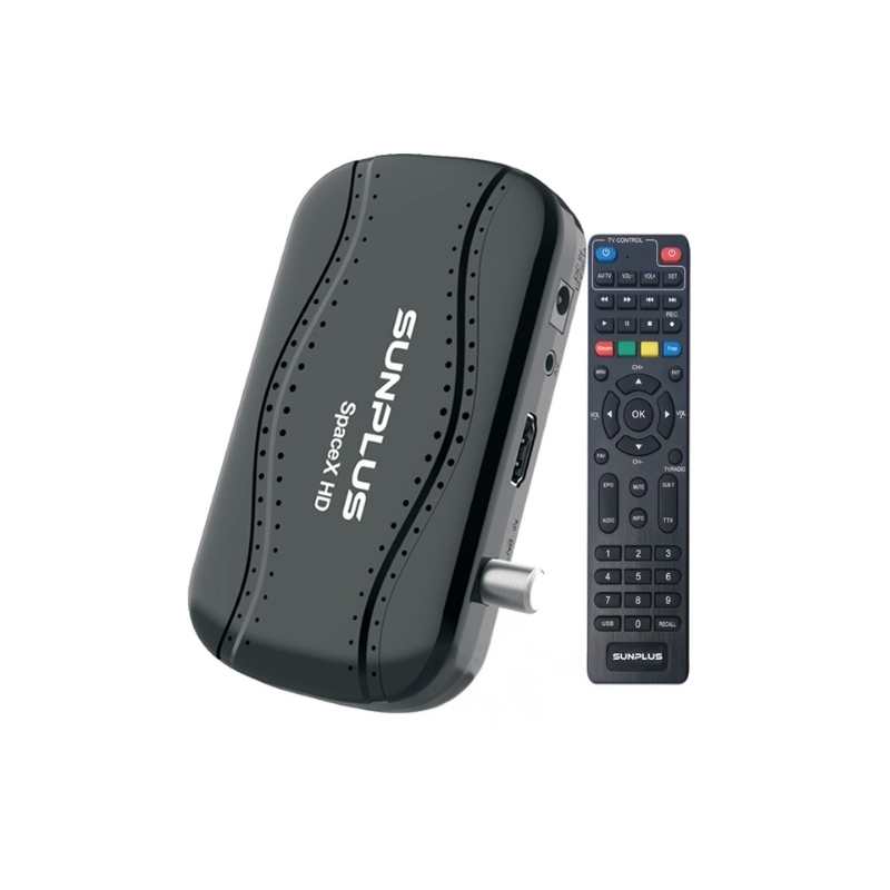 SUNPLUS Hd Uydu Alıcısı Çanaksız Uydu Akıllı Kumanda