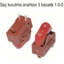 Saç Kurutma Anahtarı 1-0-2 3 Bacaklı