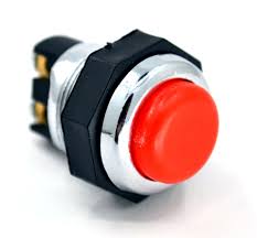 Yuvarlak Metal Buton Yaylı