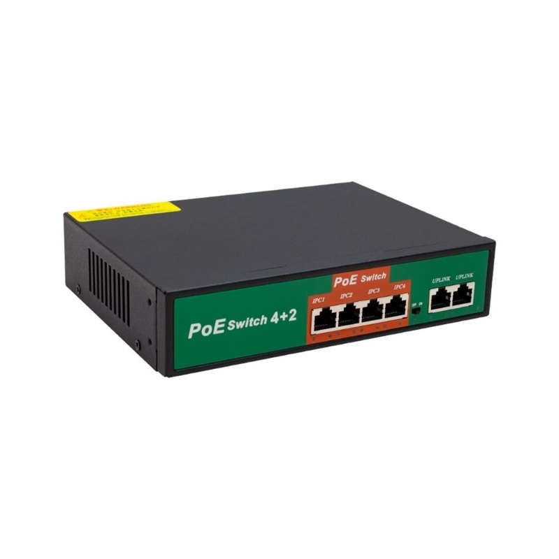 Poe Ethernet Switch 72W 10/100 Mbps 4+2 Prot 231035