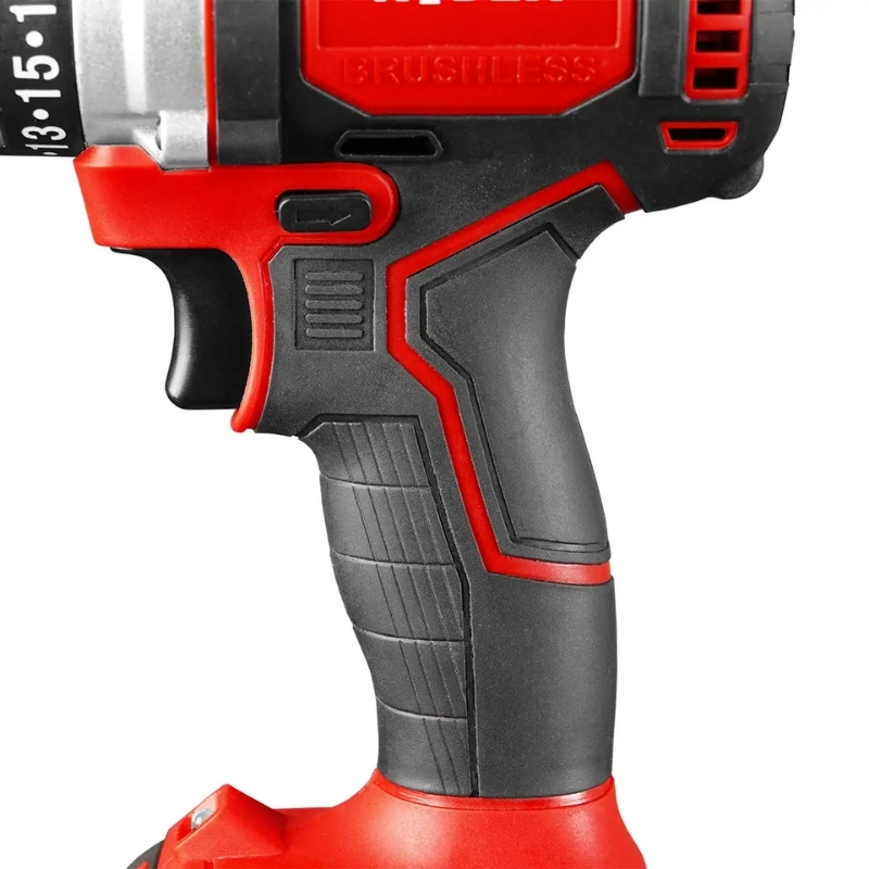RODEX Akülü Matkap Kömürsüz 13mm 80Nm Tork 2 Vites 20V 2*2A Akü+Şarj Aleti