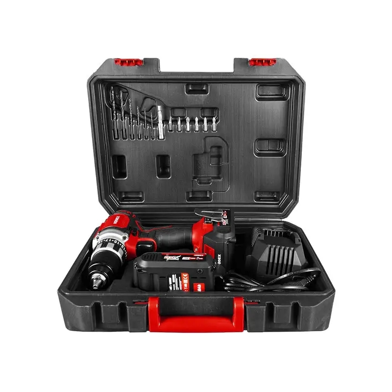 RODEX Akülü Matkap Kömürsüz 13mm 80Nm Tork 2 Vites 20V 2*2A Akü+Şarj Aleti
