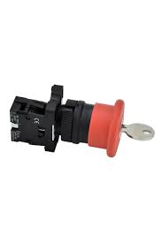 GWEST BZ - 01ZA Anahtarlı Stop Mantar Buton 1NC 22 mm