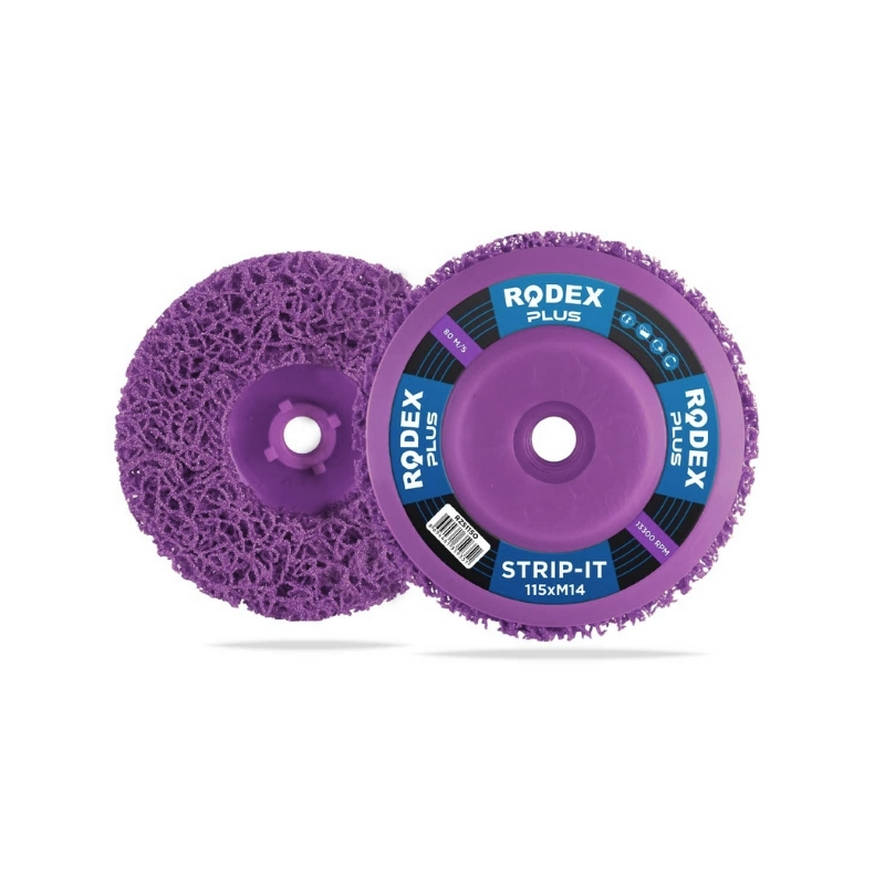 RODEX Metal Parlatma Diski Mor 115mm Göbek Çapı (5/10/50)
