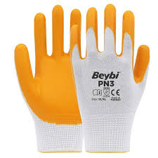 BEYBİ Eldiven Pn-3 Nitril Eldiven Sarı