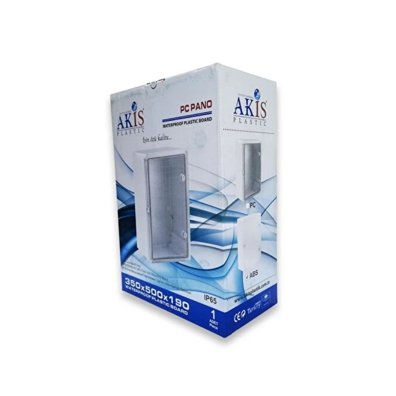 AKİŞ Plastik Pano Şeffaf Kapaklı Taban Saçlı (35*50*19 cm)