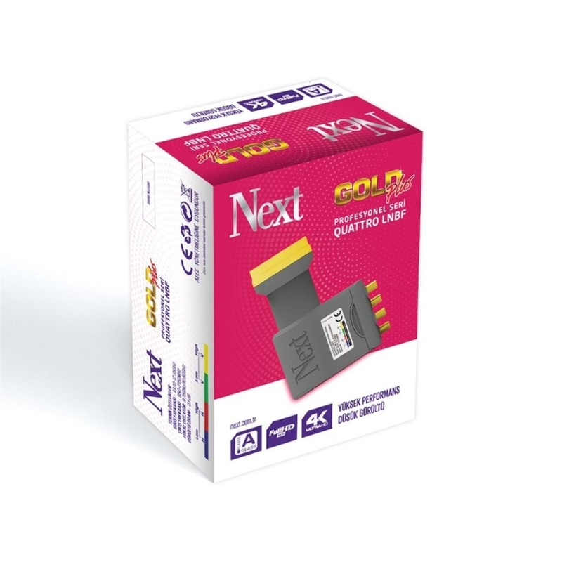 NEXT LNB Quattro Platinum YE-808  0.1db 3D 4K Next