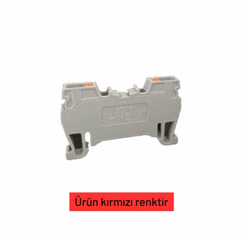 ONKA Ray Klemens Yay Baskılı Opk-2.5mm Kırmızı