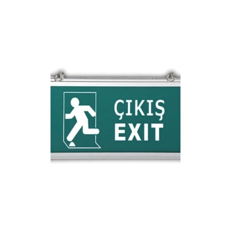 CATA Acil Çıkış Exit Tabelası Ledli 3 Saat Akülü