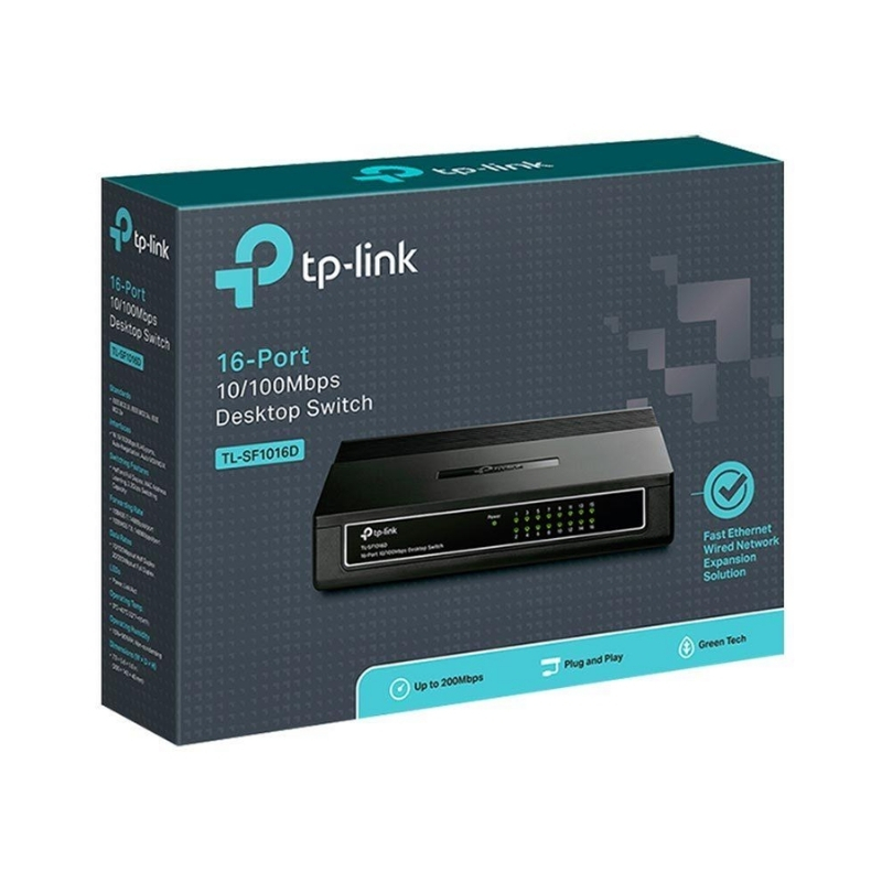 Ethernet Switch TP-LINK TL-SF1016D 16 Port 10/100 MBPS