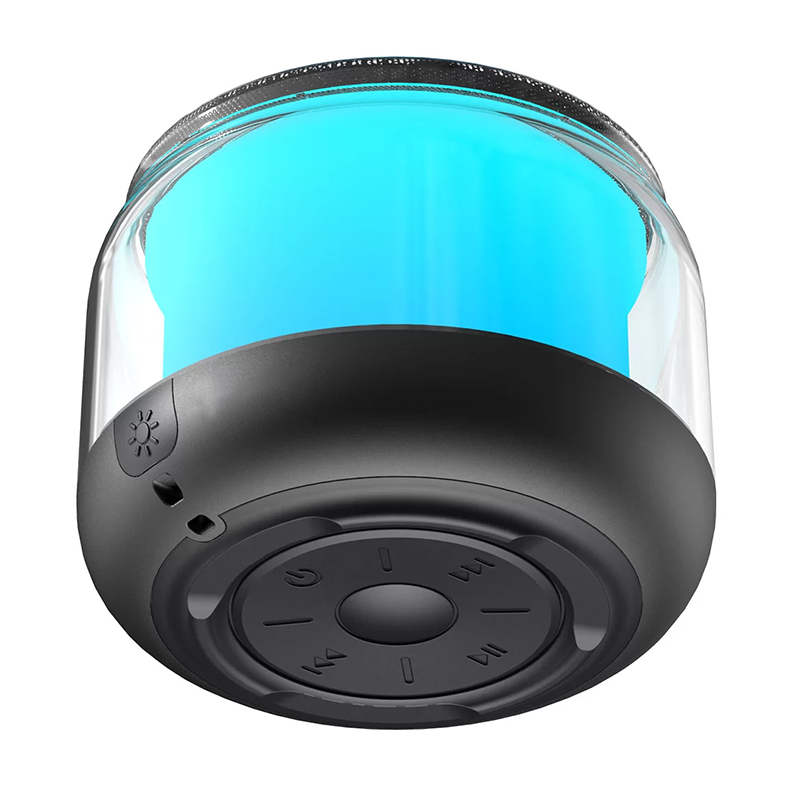 Magıcvoıce S-300 Şeffaf Camlı Renkli 5W Taşınabilir Bluetooth Hoparlör
