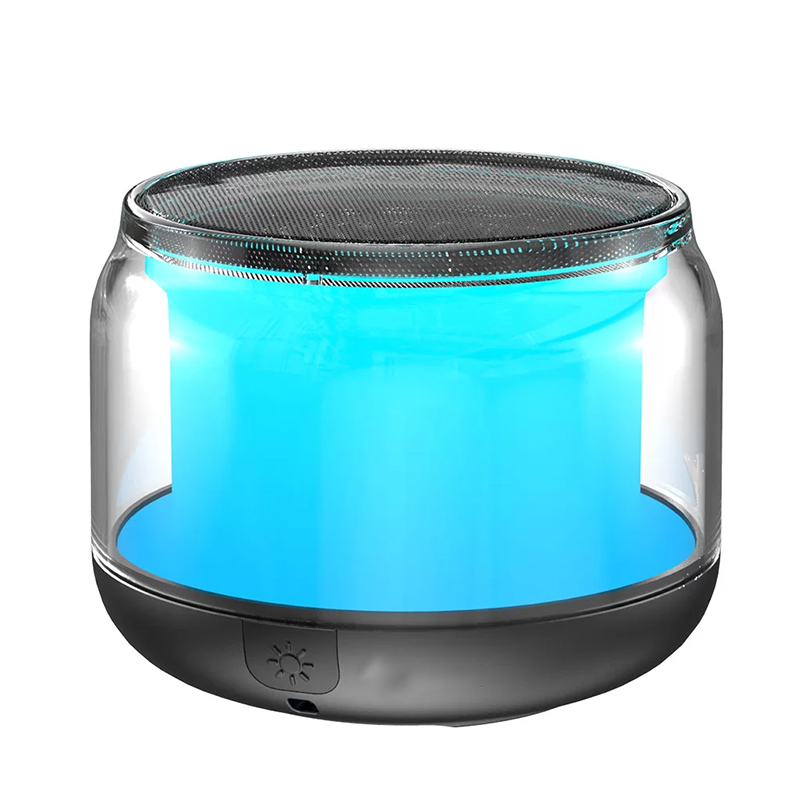 Magıcvoıce S-300 Şeffaf Camlı Renkli 5W Taşınabilir Bluetooth Hoparlör
