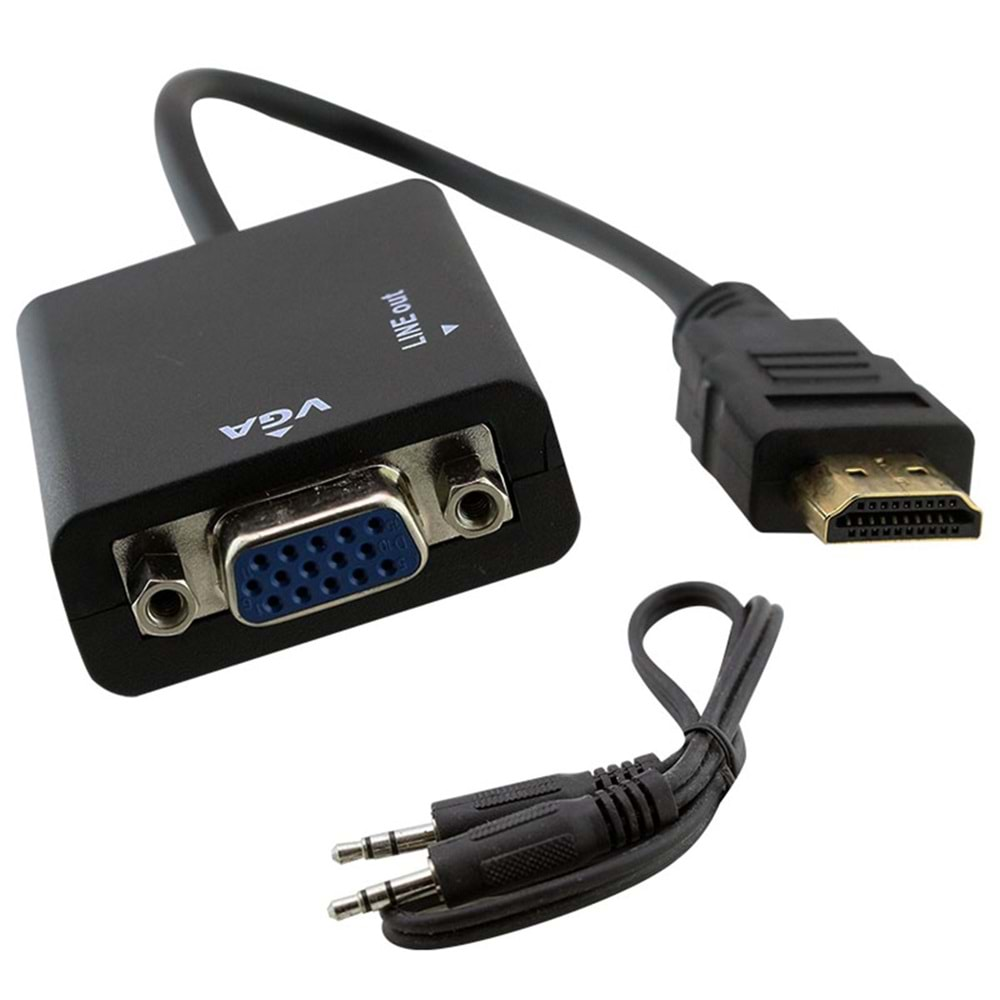 HDMI To Vga+Audio Çevirici 414009