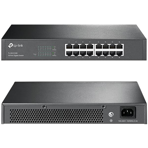 Ethernet Switch TL-SG1016D 16 Port 10/100/1000 MBPS Gıgabet Swıcht
