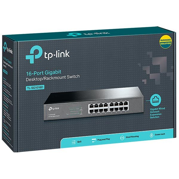 Ethernet Switch TL-SG1016D 16 Port 10/100/1000 MBPS Gıgabet Swıcht