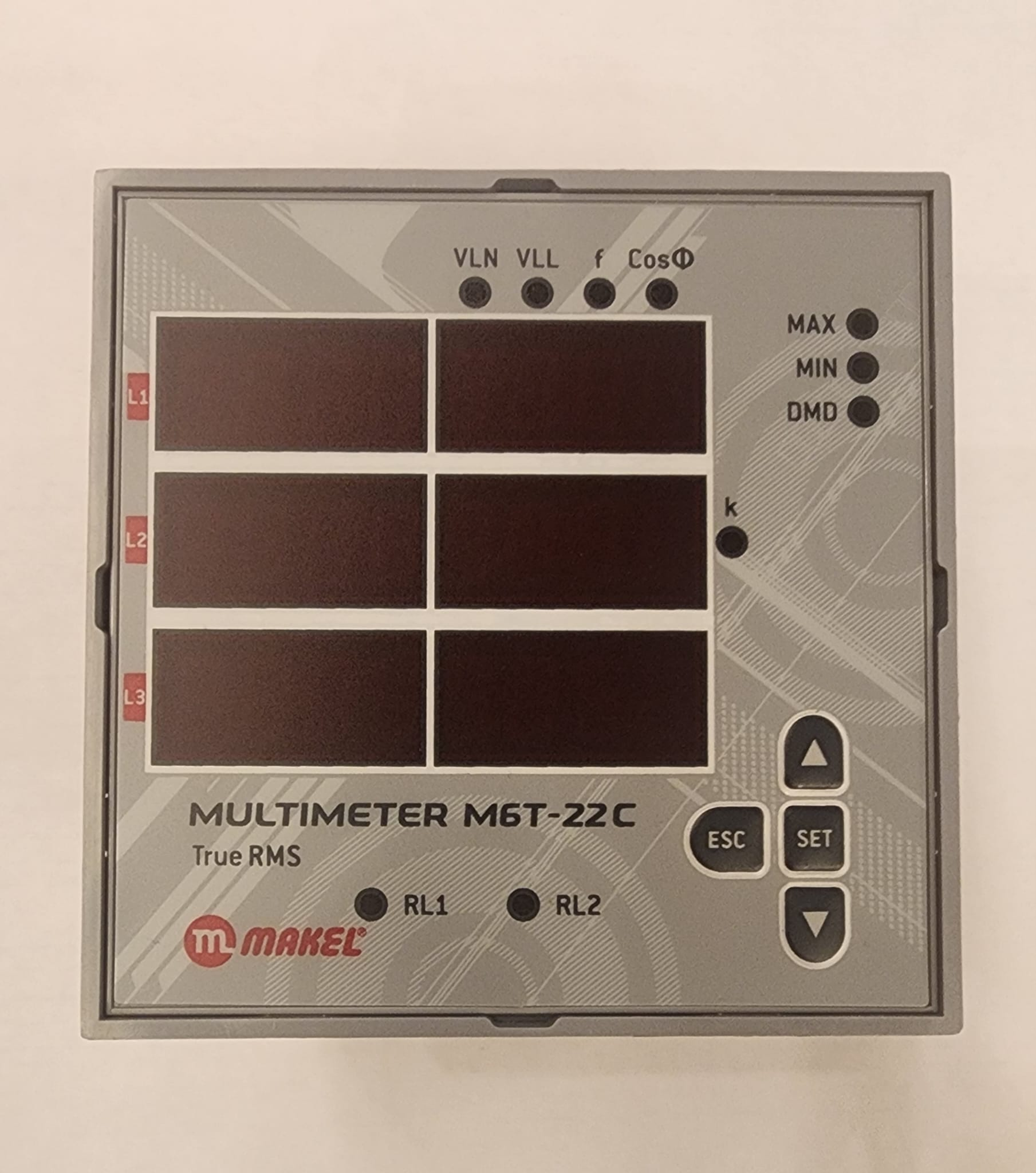 MAKEL M6T-22C 24-300V Multumetre 96*96