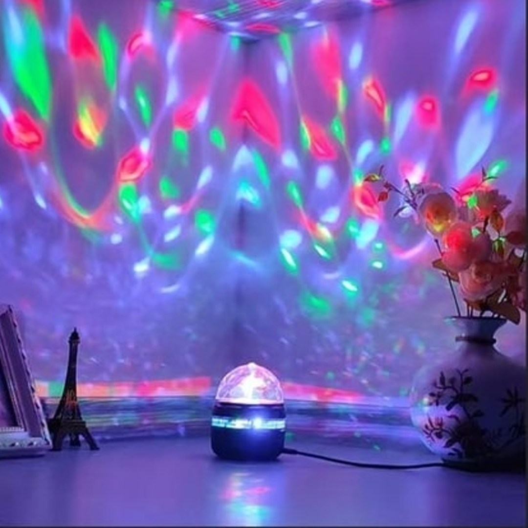 LEDX YQX-6888 Mini USB li Sihirli RGB Led Disko Topu