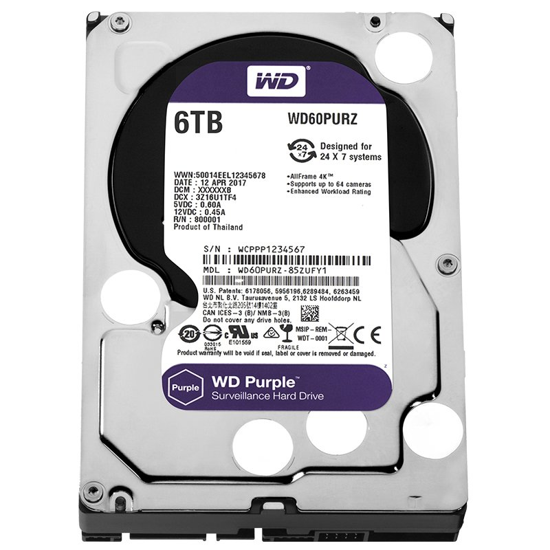 Harddisk 6TB Güvenlik Harddisk